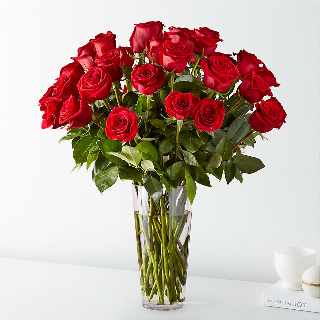 Long Stem Red Rose Bouquet – ELLA'S ESSENCE LLC, Evanston IL