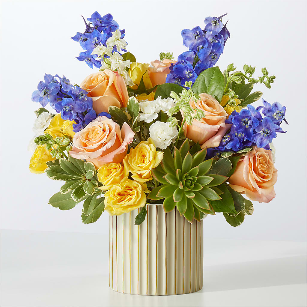 Cobalt Reverie Bouquet – ELLA'S ESSENCE LLC, Evanston IL