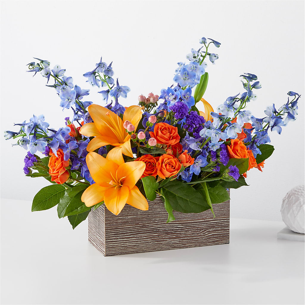 Radiant Citrus Box Bouquet – ELLA'S ESSENCE LLC, Evanston IL