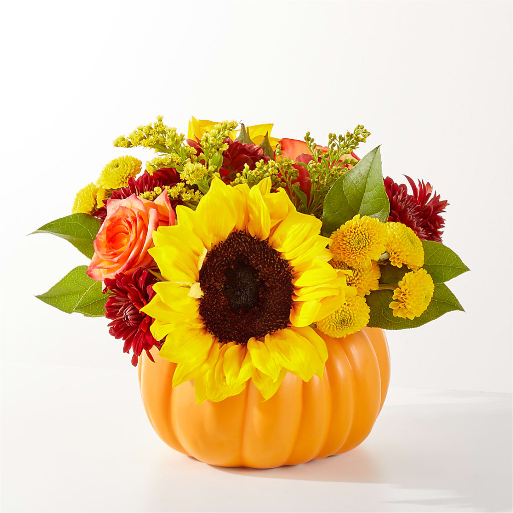 Golden Gourd Pumpkin Bouquet – ELLA'S ESSENCE LLC, Evanston IL