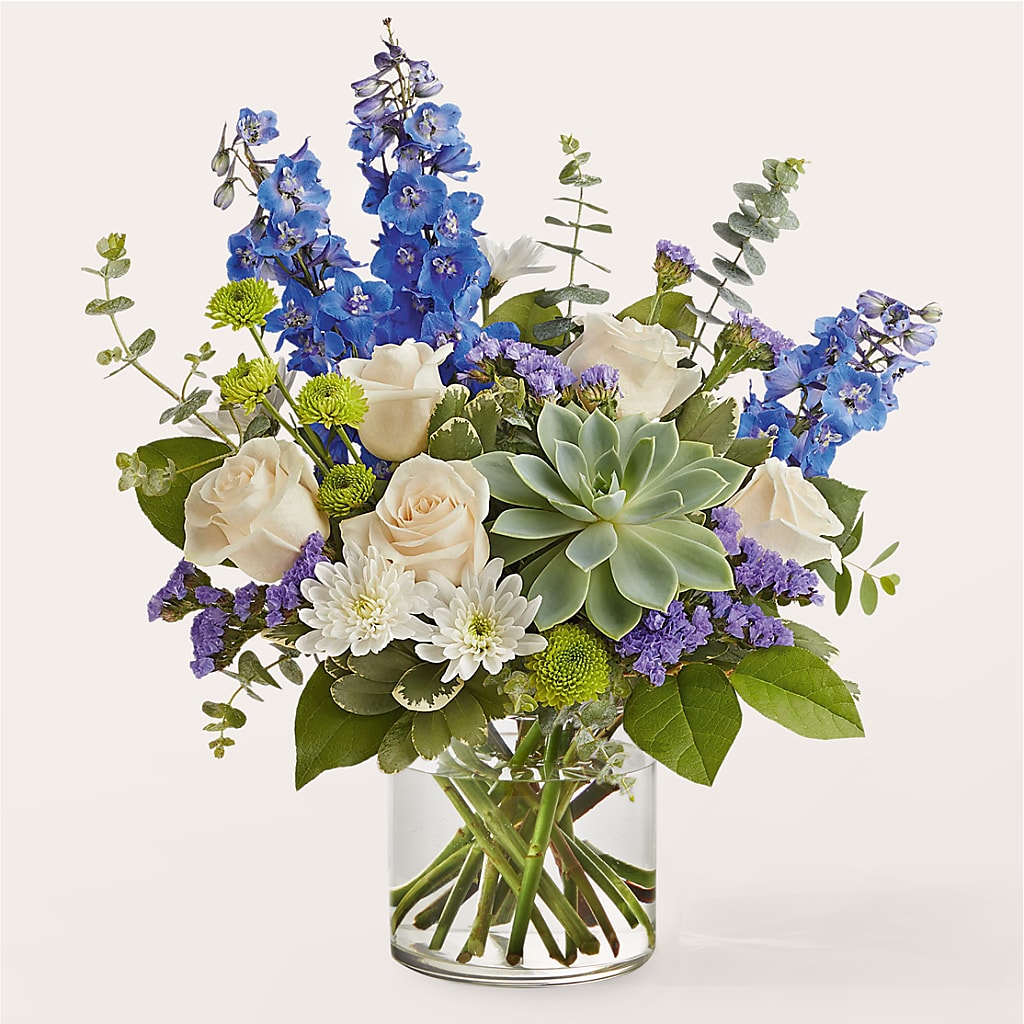 Cerulean Waves Bouquet – ELLA'S ESSENCE LLC, Evanston IL