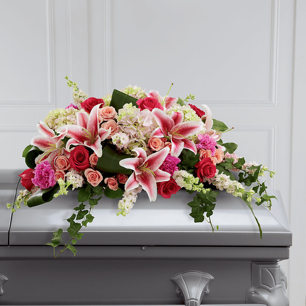 Splendid Grace Casket Spray – ELLA'S ESSENCE LLC, Evanston IL