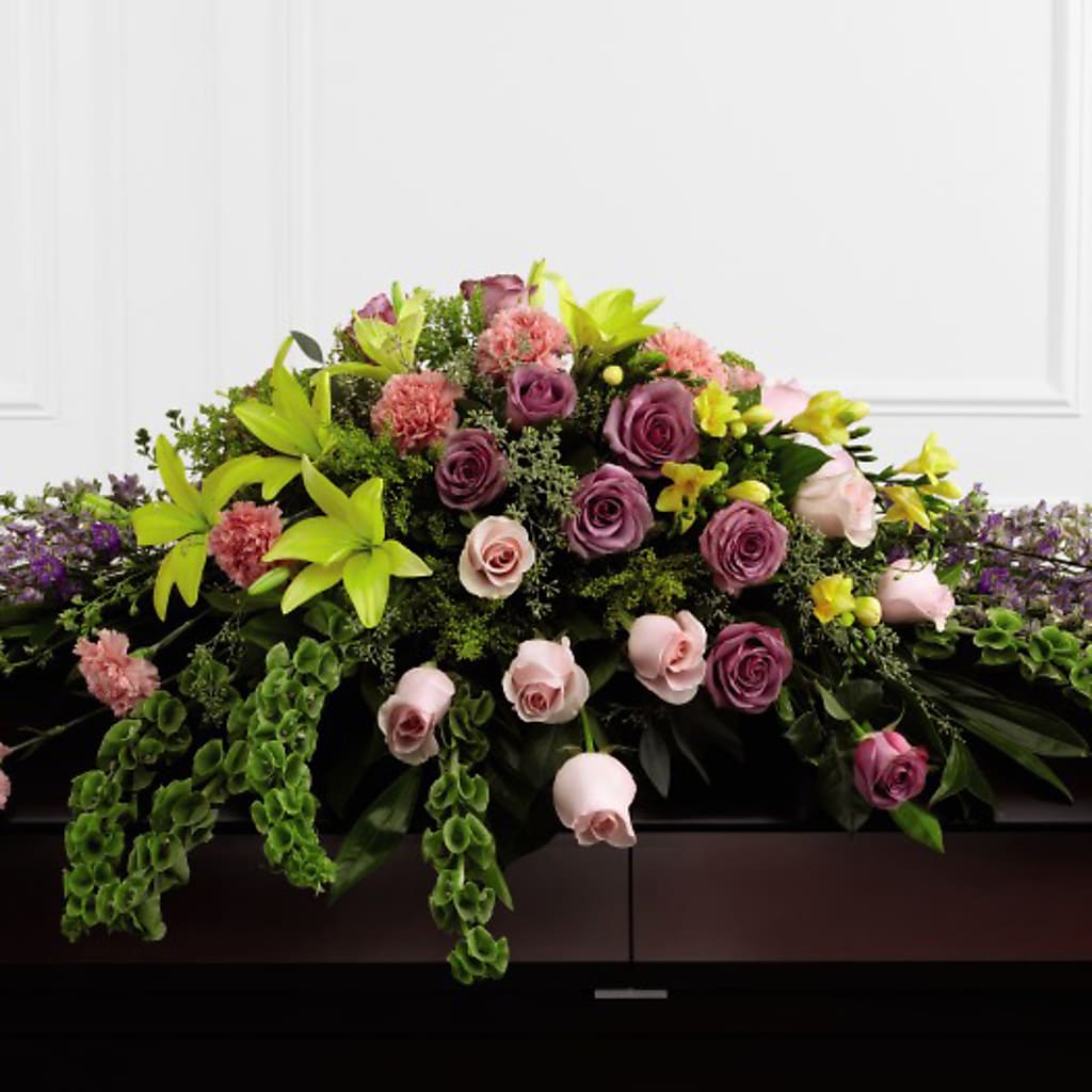 Forever Beloved Casket Spray – ELLA'S ESSENCE LLC, Evanston IL