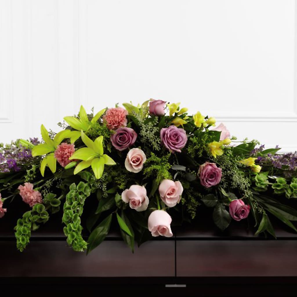 Forever Beloved Casket Spray – ELLA'S ESSENCE LLC, Evanston IL