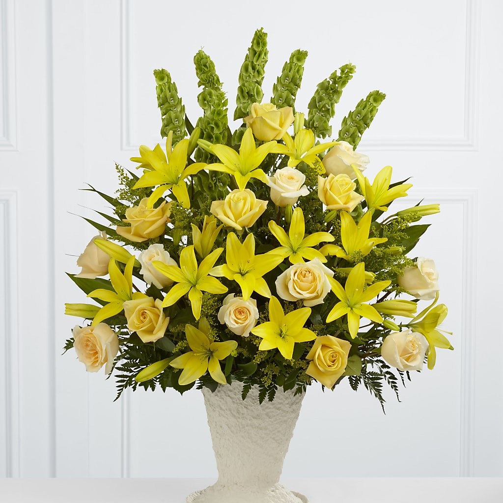 Golden Memories Arrangement – ELLA'S ESSENCE LLC, Evanston IL