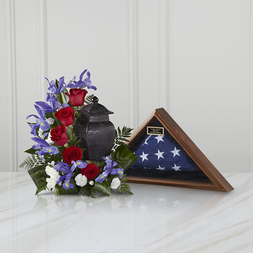 Patriotic Tribute Arrangement – ELLA'S ESSENCE LLC, Evanston IL
