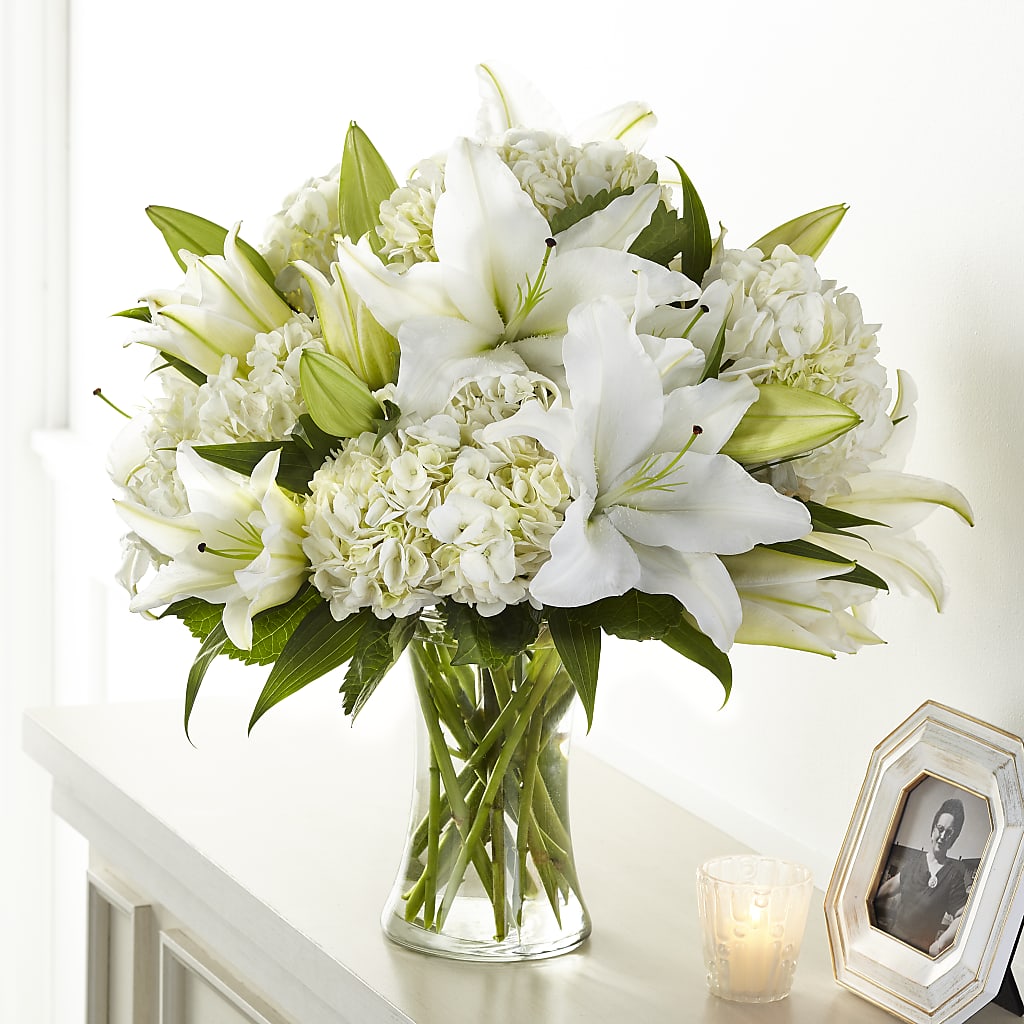 Compassionate Lily Bouquet – ELLA'S ESSENCE LLC, Evanston IL