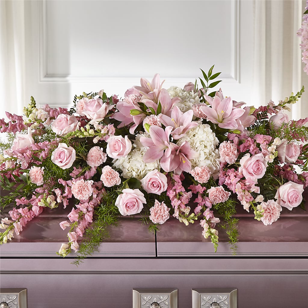 Life & Remembrance Casket Spray – ELLA'S ESSENCE LLC, Evanston IL