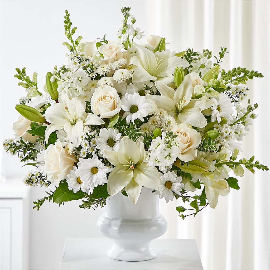Uplifting Urn Arrangement – ELLA'S ESSENCE LLC, Evanston IL