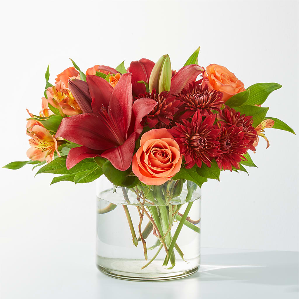 Crimson Leaves Bouquet – ELLA'S ESSENCE LLC, Evanston IL