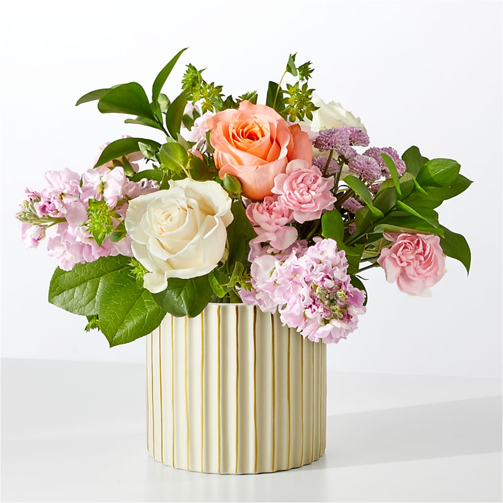 French Market Bouquet with Ivory Vase – ELLA'S ESSENCE LLC, Evanston IL