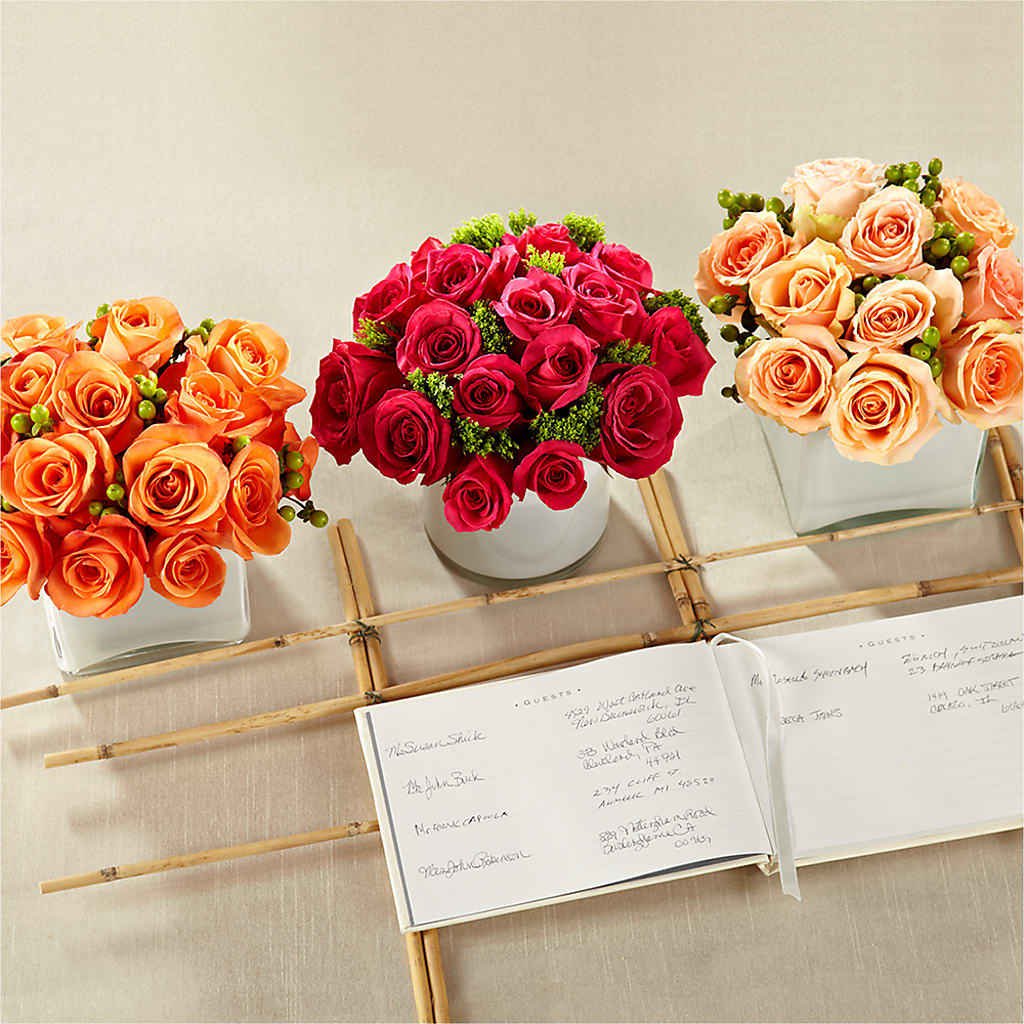 Dawn Rose Centerpiece – ELLA'S ESSENCE LLC, Evanston IL