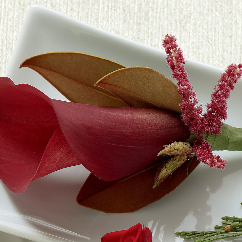 Red Calla Boutonniere – ELLA'S ESSENCE LLC, Evanston IL