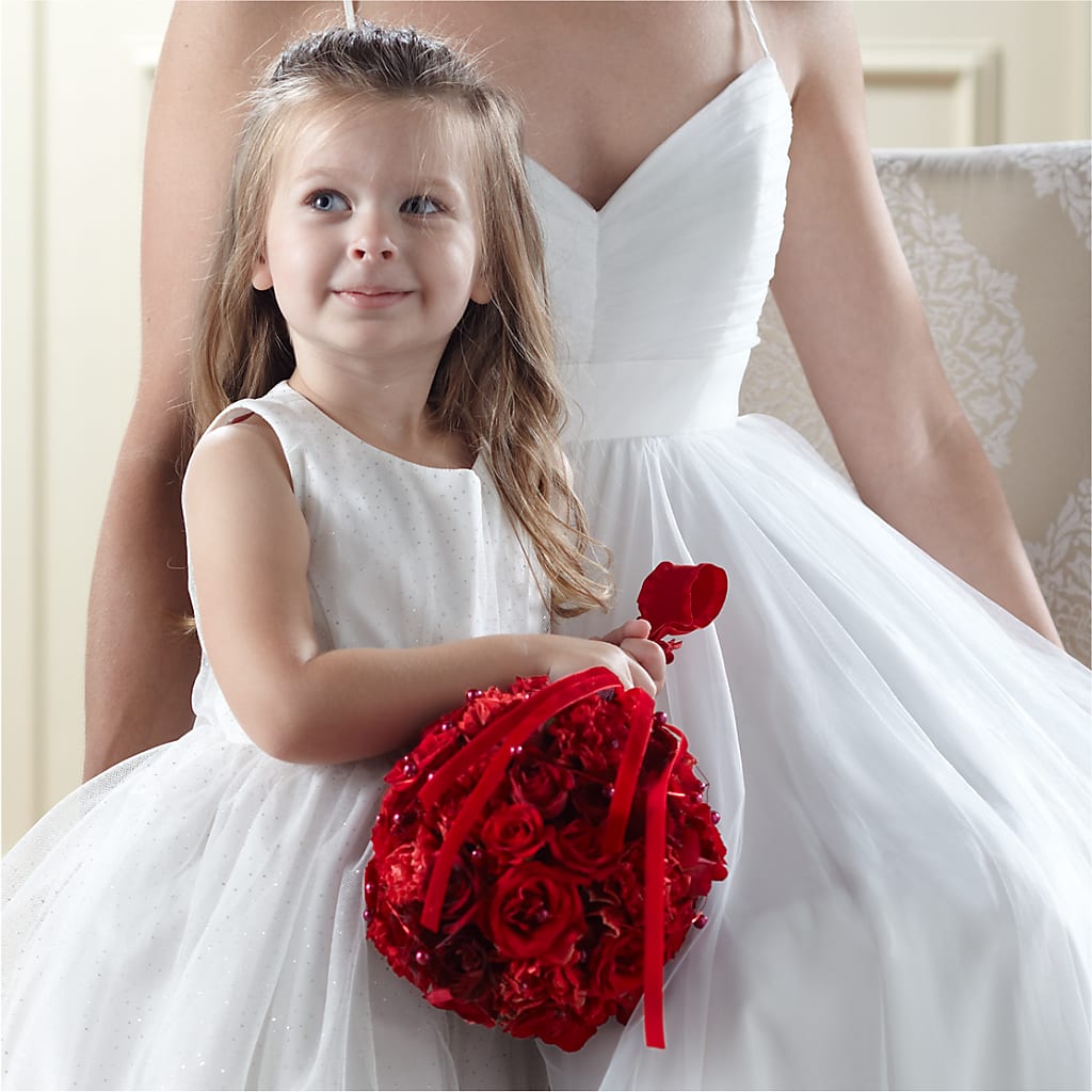 Pure at Heart Flower Girl Arrangement – ELLA'S ESSENCE LLC, Evanston IL