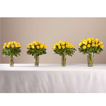 Long Stem Yellow Rose Bouquet – ELLA'S ESSENCE LLC, Evanston IL