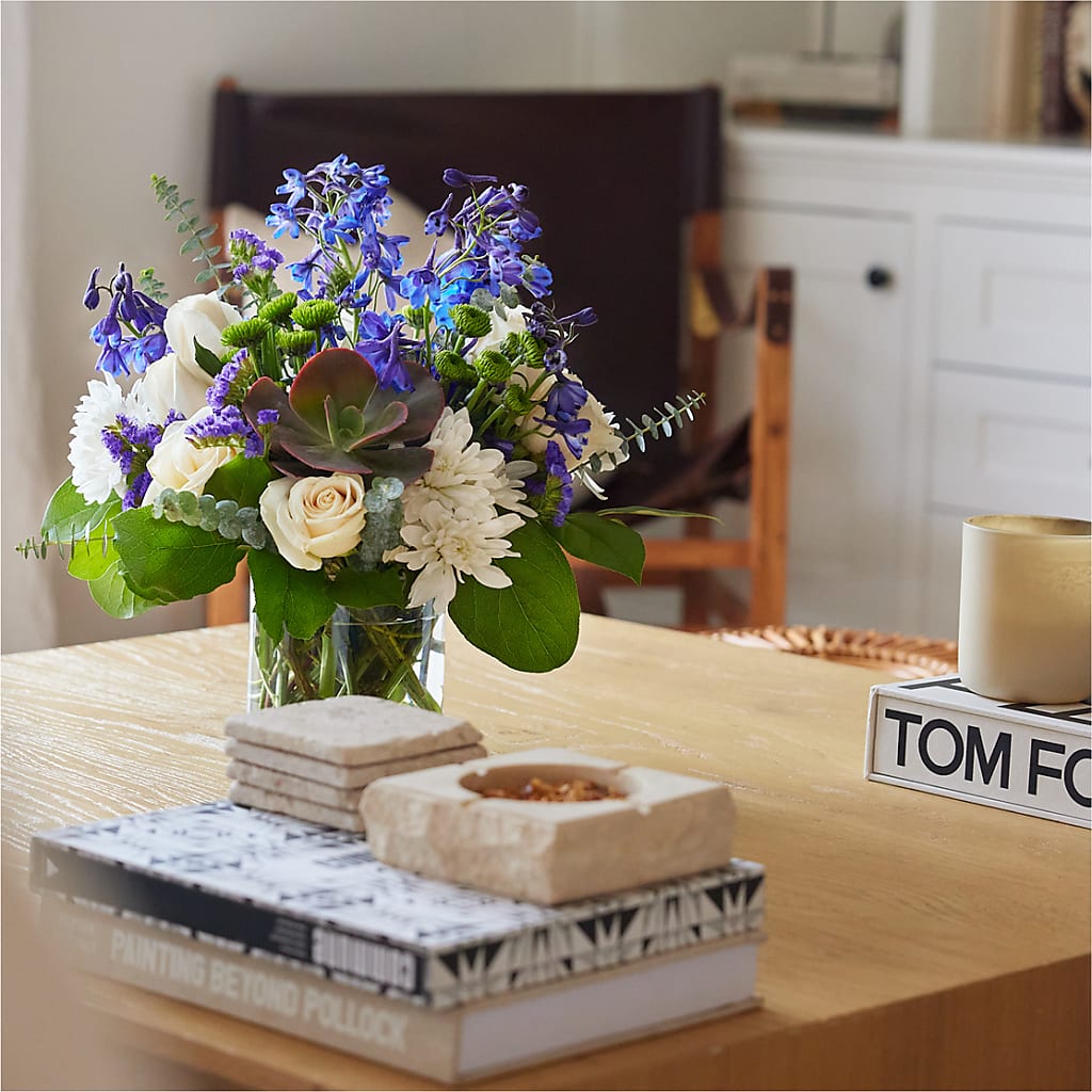 Cerulean Waves Bouquet – ELLA'S ESSENCE LLC, Evanston IL