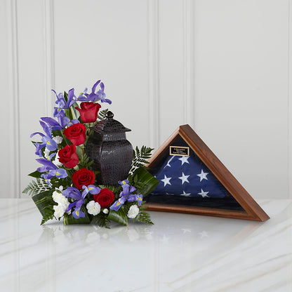 Patriotic Tribute Arrangement – ELLA'S ESSENCE LLC, Evanston IL