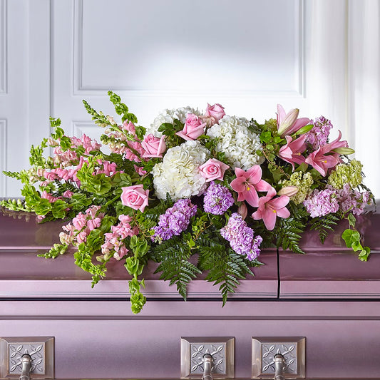 Life's Gratitude Casket Spray – ELLA'S ESSENCE LLC, Evanston IL