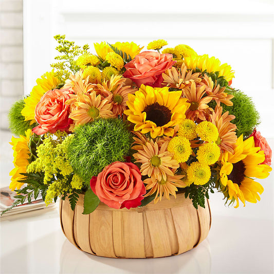 Harvest Sunflower Basket – ELLA'S ESSENCE LLC, Evanston IL