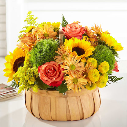 Harvest Sunflower Basket – ELLA'S ESSENCE LLC, Evanston IL