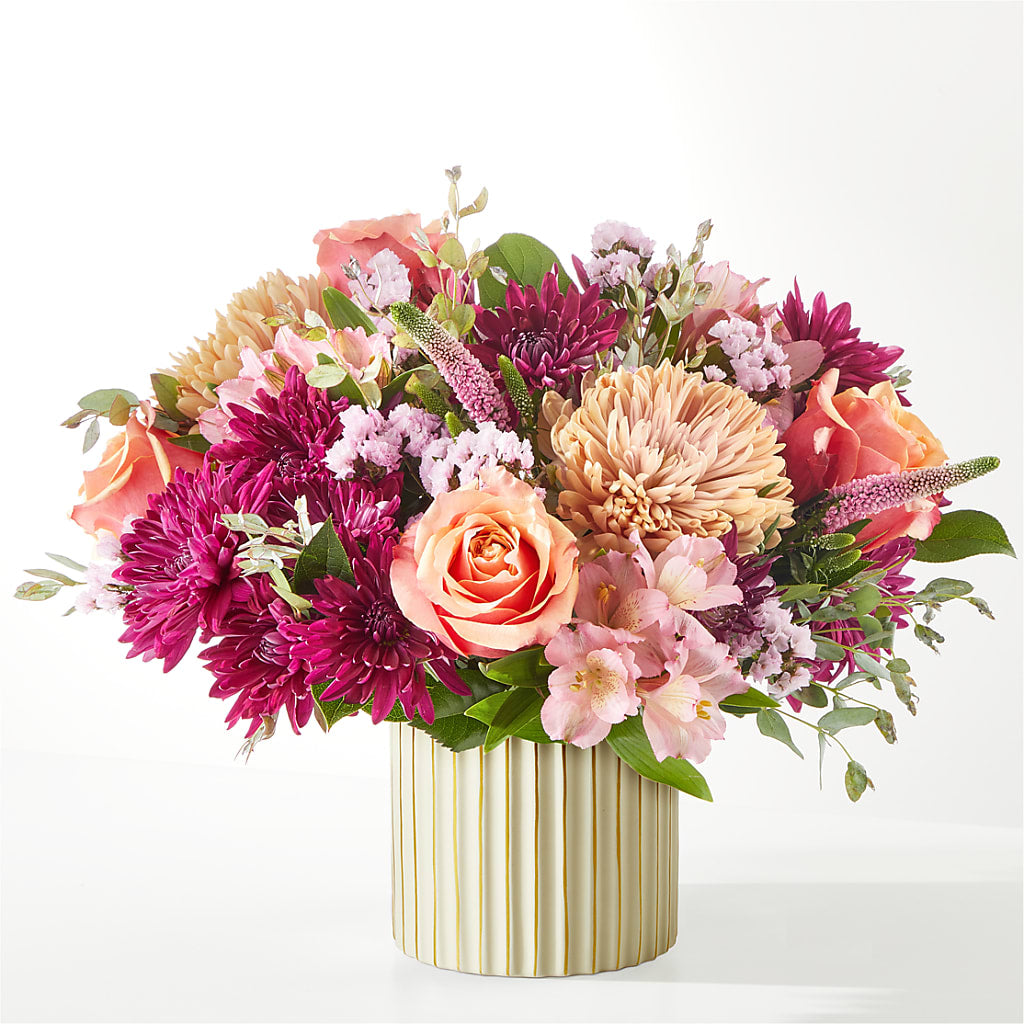 Berry Cobbler Bouquet with Ivory Vase – ELLA'S ESSENCE LLC, Evanston IL