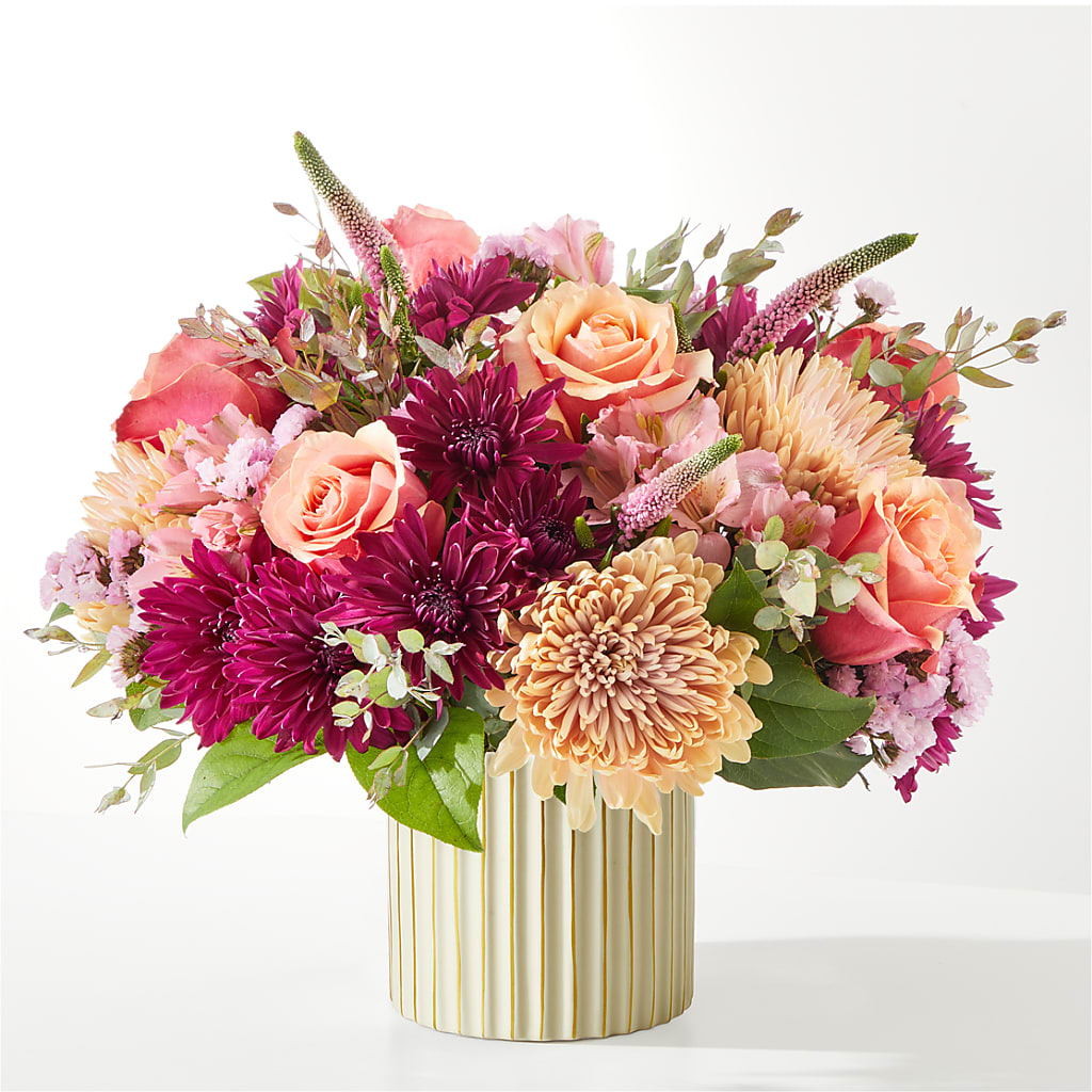 Berry Cobbler Bouquet with Ivory Vase – ELLA'S ESSENCE LLC, Evanston IL