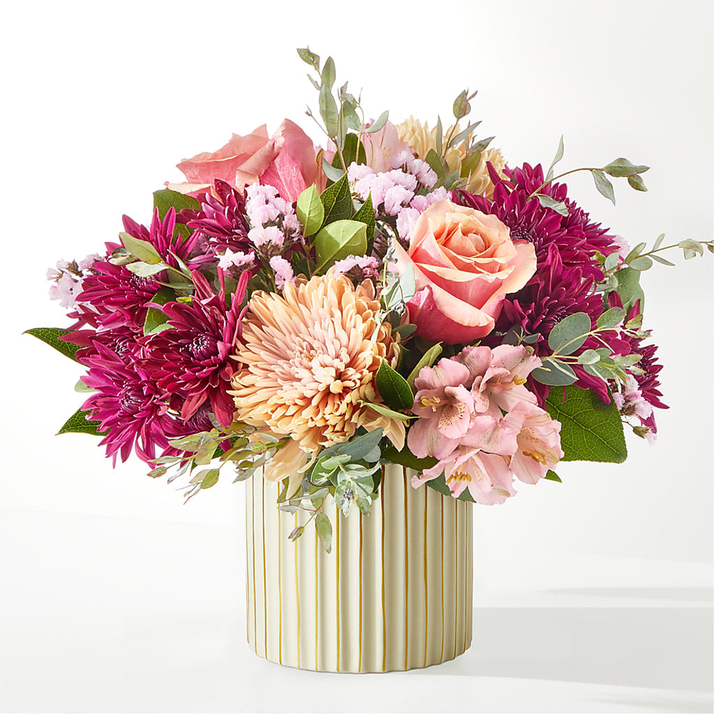 Berry Cobbler Bouquet with Ivory Vase – ELLA'S ESSENCE LLC, Evanston IL