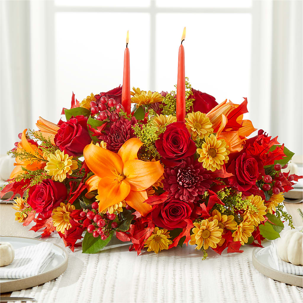 Autumn's Embrace Centerpiece – ELLA'S ESSENCE LLC, Evanston IL