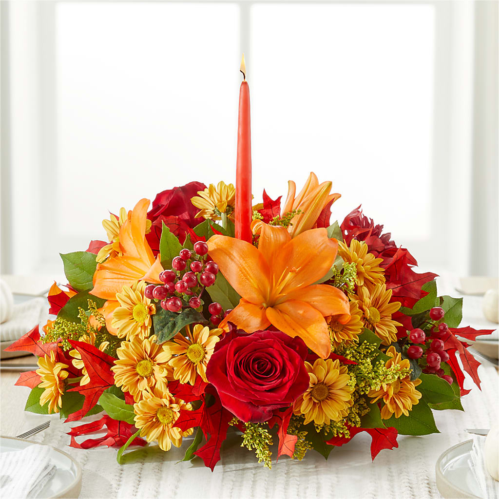 Autumn's Embrace Centerpiece – ELLA'S ESSENCE LLC, Evanston IL