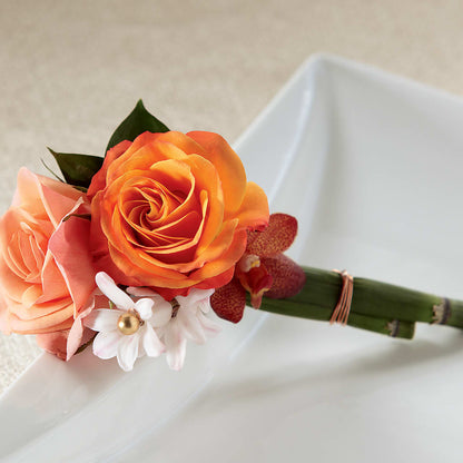 Sunset Dream Boutonniere – ELLA'S ESSENCE LLC, Evanston IL