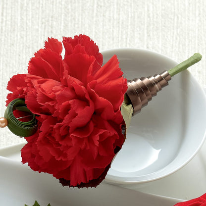 Red Carnation Boutonniere – ELLA'S ESSENCE LLC, Evanston IL
